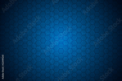 Abstract blue hexagon background , Technology polygonal concept