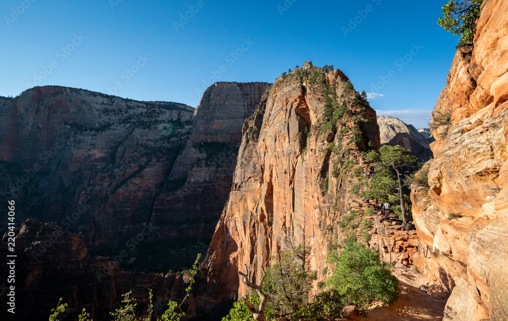 Couples epic summit to Angels Landing - Zion National Park