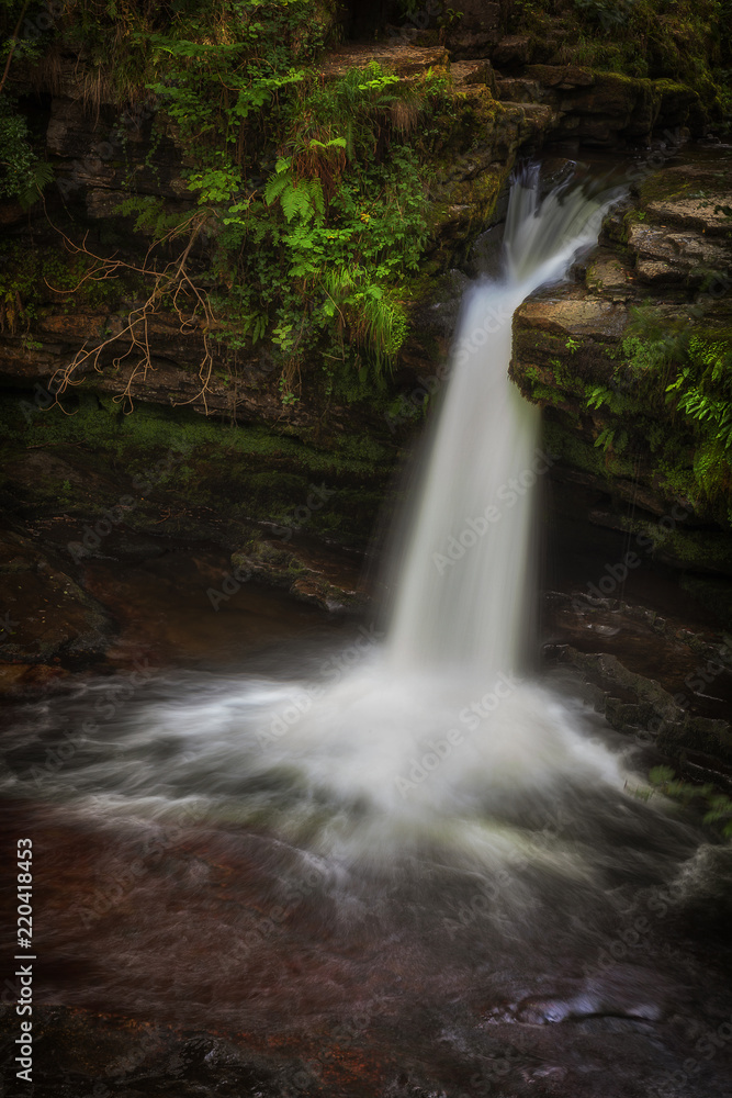 Sgwd Isaf Clun-gwyn
The top section of Sgwd Clun Gwyn waterfall from the west bank, on the Mellte river, near Pontneddfechan in South Wales, UK.
Sgwd Isaf Clun-gwyn
The top section of Sgwd Clun Gwyn waterfall from the west bank, on the Mellte river, near Pontneddfechan in South Wales, UK.