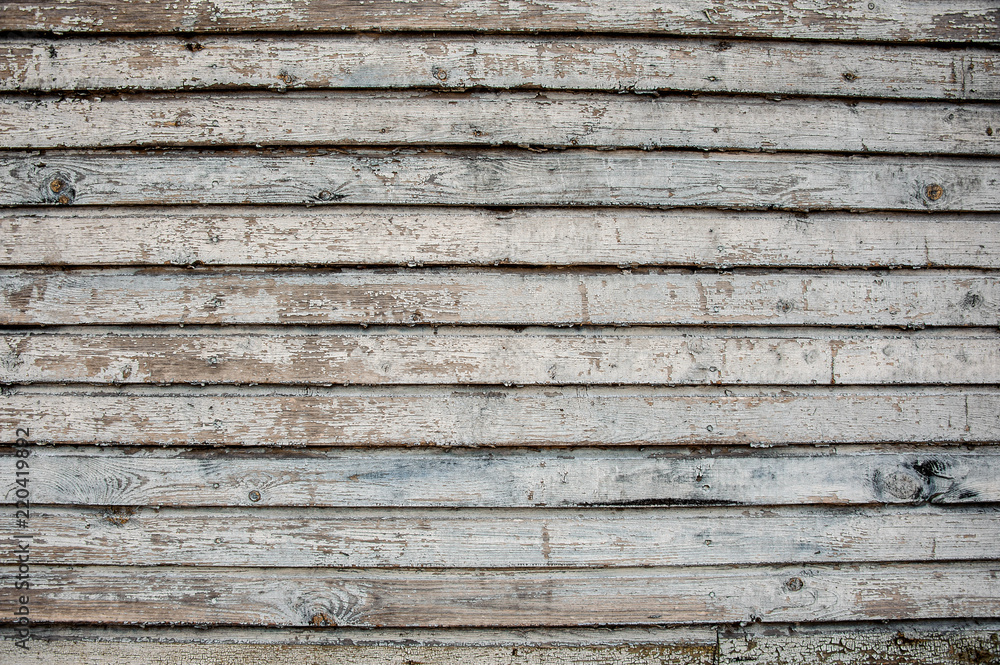 Horizontal aged wooden background with a natural pattern