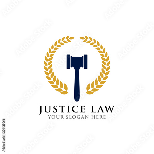 judge hammer vector icon illustration. judge gavel symbol