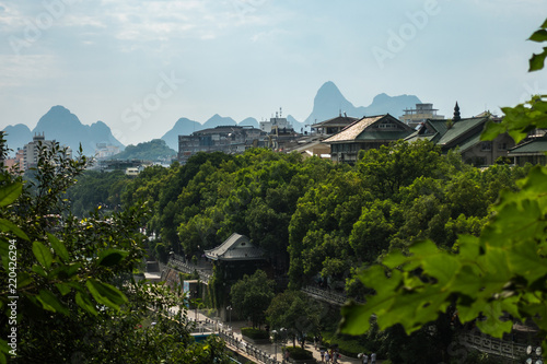 Guilin, China Mountaneous Landscape Greenery Beautiful Outdoors photo