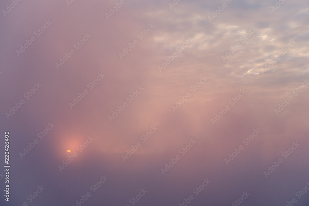 Mountain Peaks in Cloudy Sunrise Foggy Landscape Yangshuo Mountain Peaks in Cloudy Sunrise Foggy Landscape Yangshuo