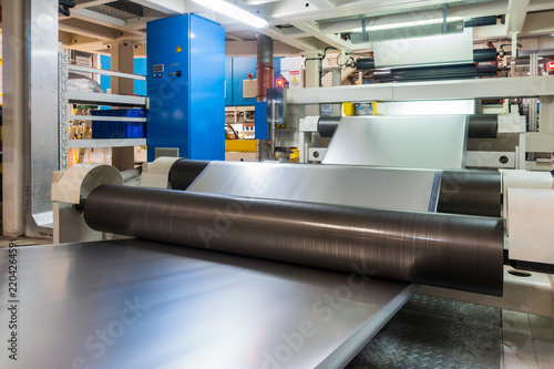 Machine Cylinders Rollers Processing Industry Factory