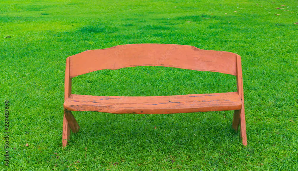 Wooden benches for relaxing in the park Wooden benches for relaxing in the park