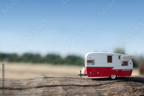 Summer camper van trip