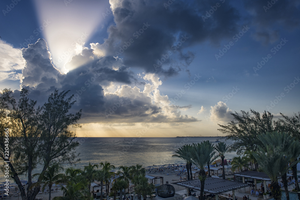 Dramatic Cayman Sunset