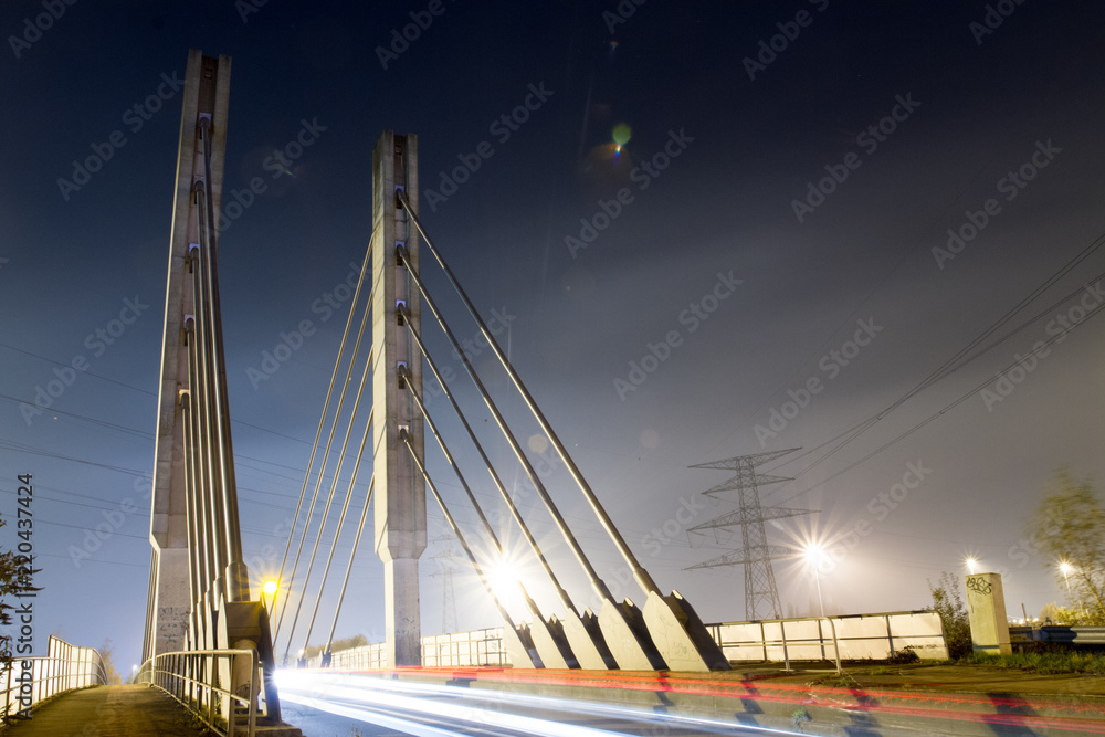 Obraz premium Pont, pose longue, light