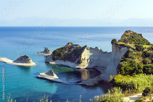 Cape Drastis in the island of Corfu in Greece