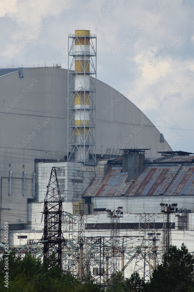 Obraz premium Czarnobyl reaktor Ukraina