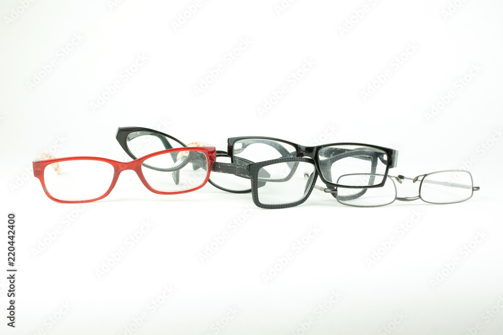 Isolated seeing eye glasses. Isolated seeing eye glasses.