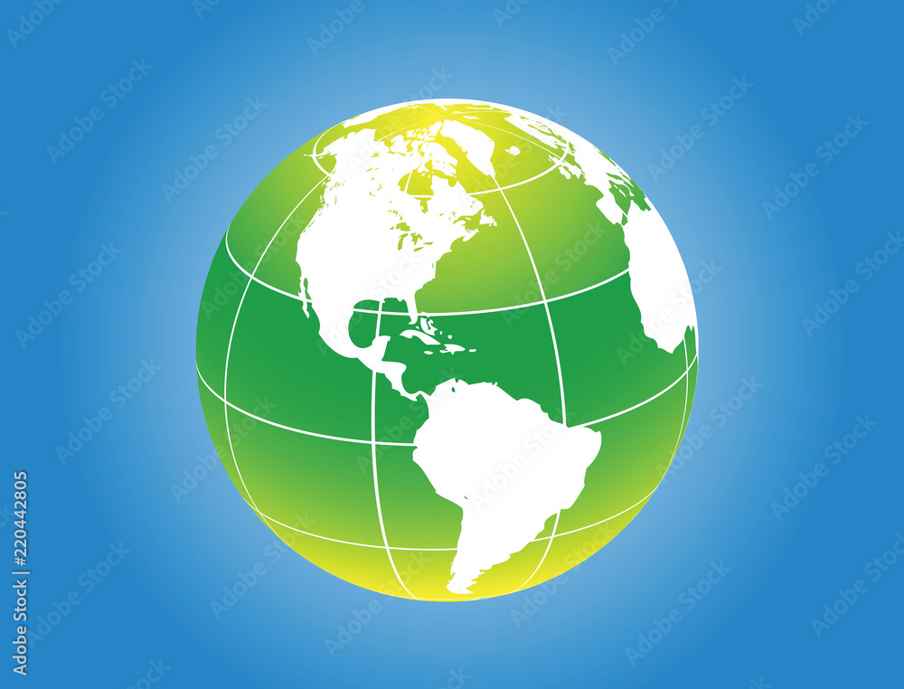 Globe illustration Globe illustration