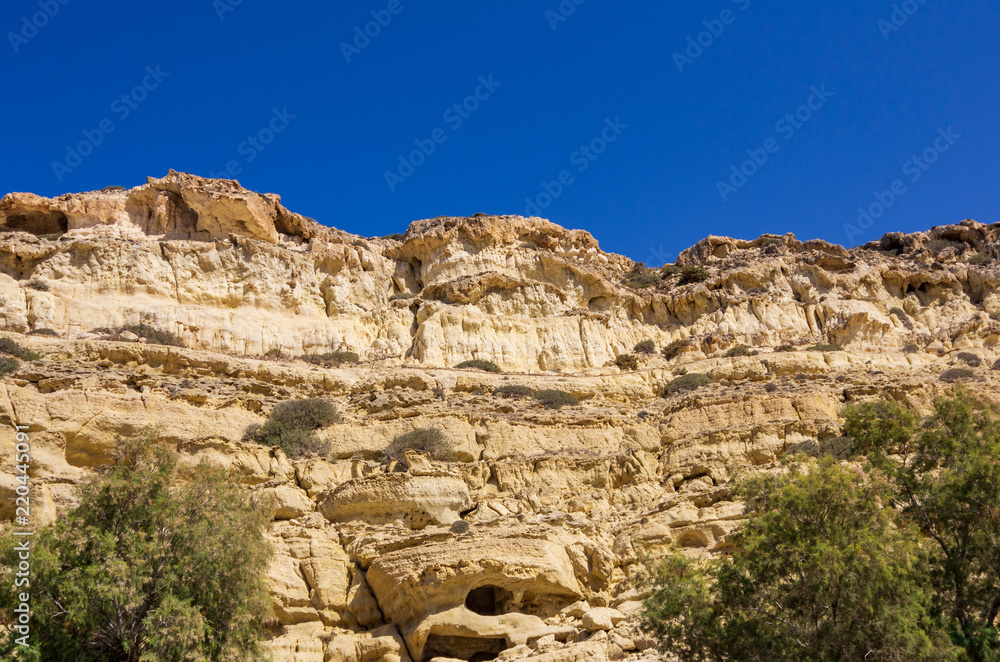 Höhlen von Matala an der Südküste von Kreta, Griechenland
