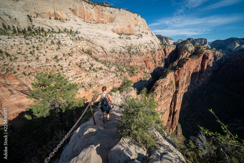 Females epic summit to Angels Landing - Zion National Park