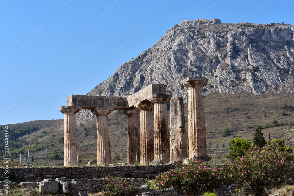 Fototapeta premium Corinth, old city in the Peleponesse, Greece.