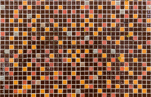 colourful ceramic tile pattern wall background