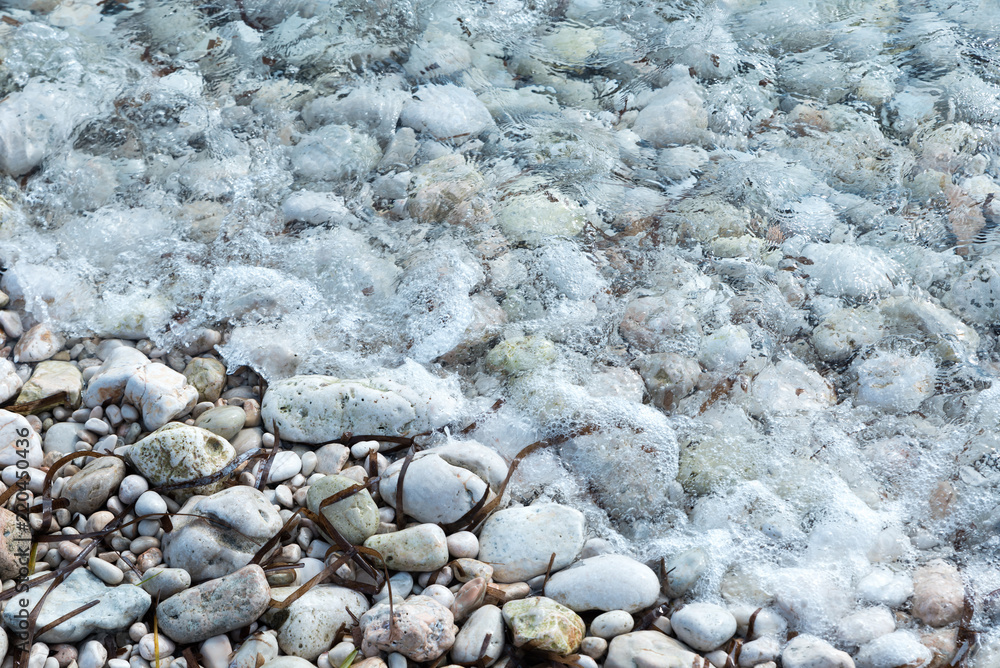 shore with stones shore with stones