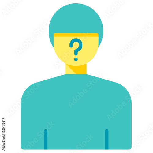 Anonymous flat illustration