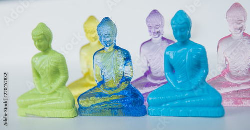 Photography modern  buddha close-up. World religions