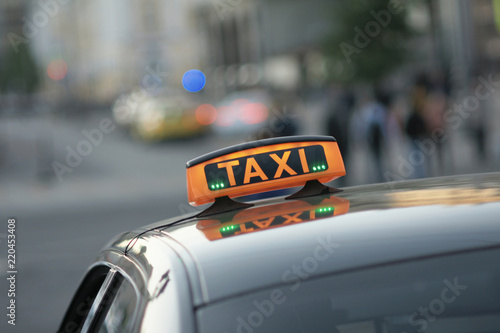 TAXI in city