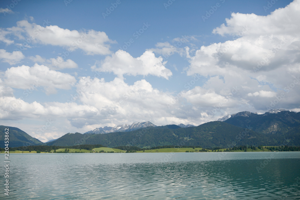 Berge und See in Deutschland