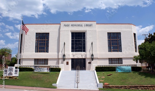 Sand Springs Page Memorial Library Exterior