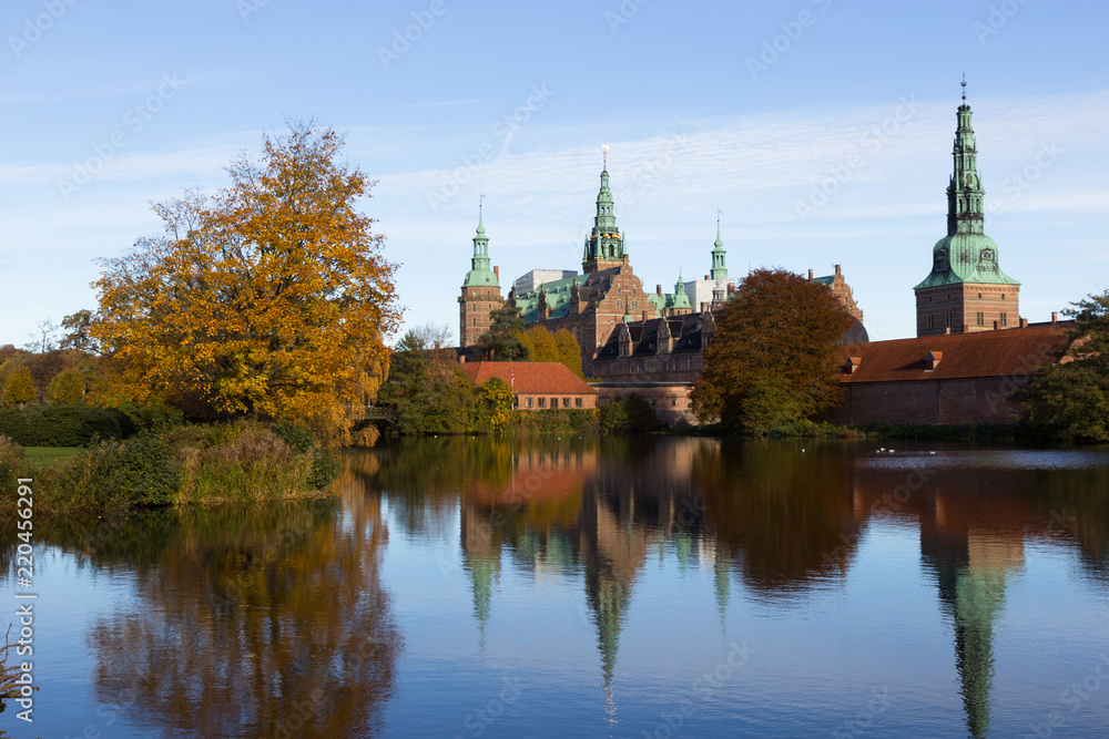 Frederiksborg castle in Hillerod, Denmark