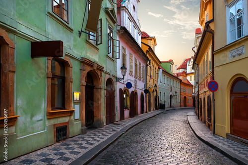 Photography Narrow street in Prague