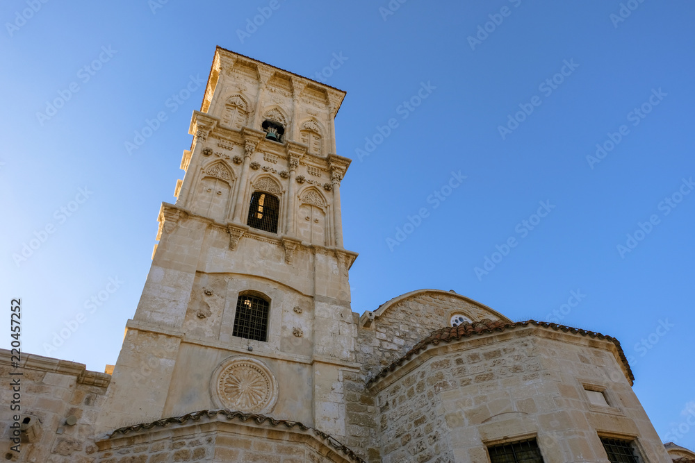 Church of Saint Lazarus in Larnaca on a clear blue sky