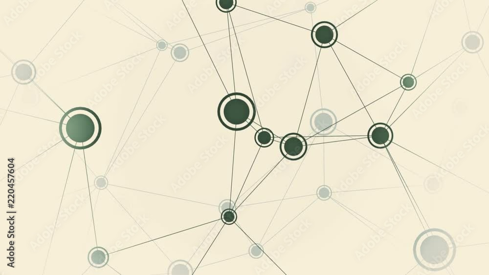 Points of dynamic network. Conceptual motion background Points of dynamic network. Conceptual motion background