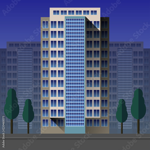 modern high-rise flat