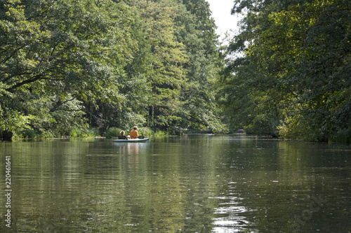 Kanu fahren im Spreewald, Lübbenau, canoing in luebbenau