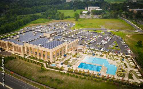 Aerial of Princeton New Jersey photo