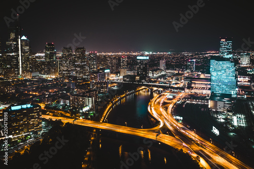 Night Landscape of Philadelphia 