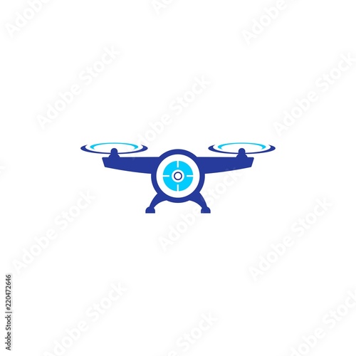 aero drone logo template
