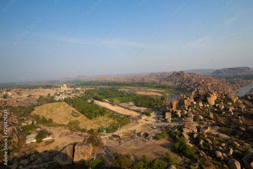 Hampi’s boulder strewn landscape is one of the oldest exposed surfaces on earth.
