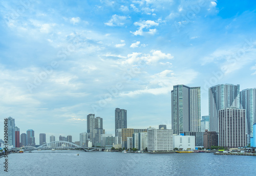東京竹芝桟橋から望むベイエリアの風景 © EISAKU SHIRAYAMA