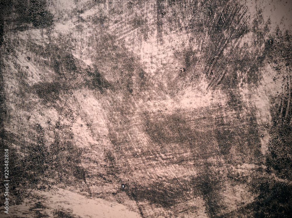 Obraz premium Close-up of cracked paint on metal wall
