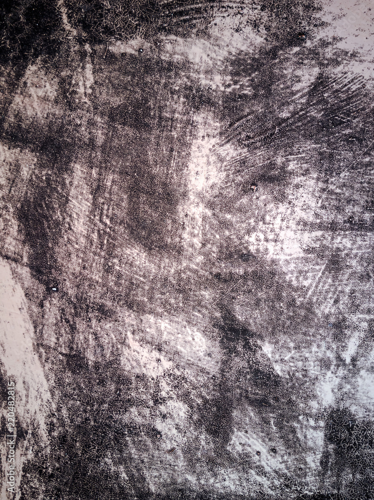 Obraz premium Close-up of cracked paint on metal wall