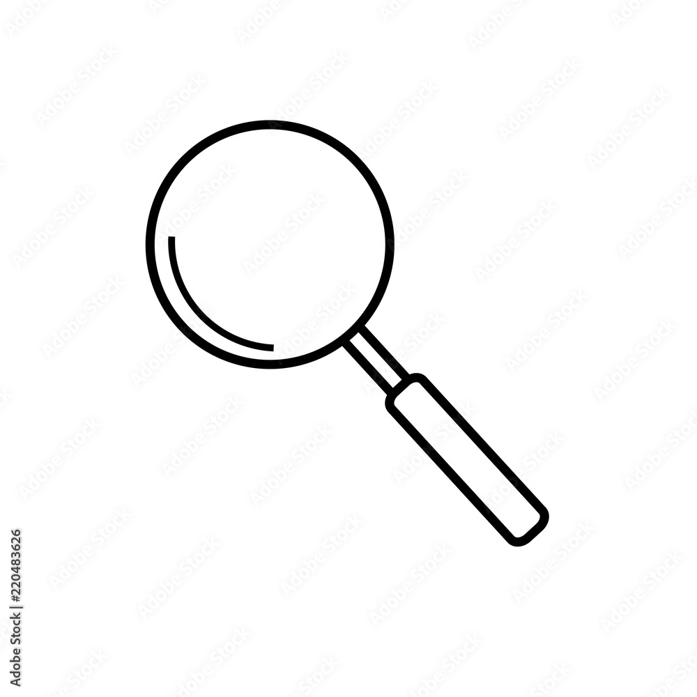 magnifier icon. vector illustration magnifier icon. vector illustration