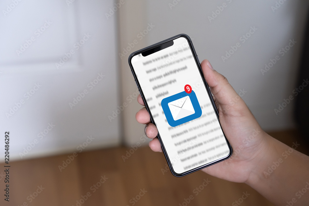 Mail Communication Connection message to mailing contacts phone Global Letters Concept Mail Communication Connection message to mailing contacts phone Global Letters Concept