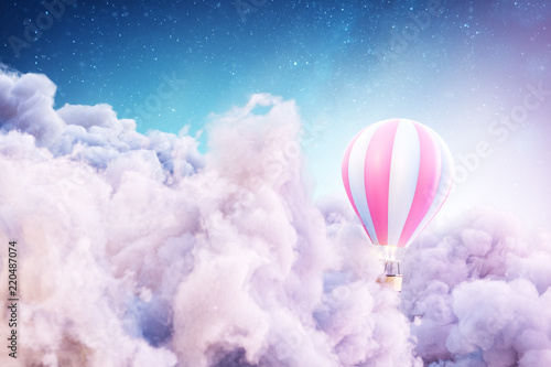 balon-ponad-chmurami