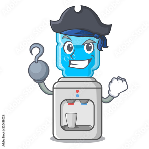 Pirate cartoon water cooler for office and home