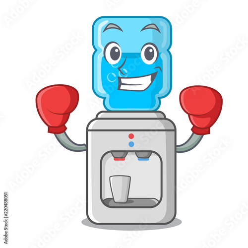 Boxing cartoon water cooler for office and home