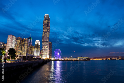 Photography Hong Kong in the evening