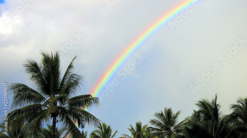 Rainbow in Whitsundays Island, Queensland, Australia