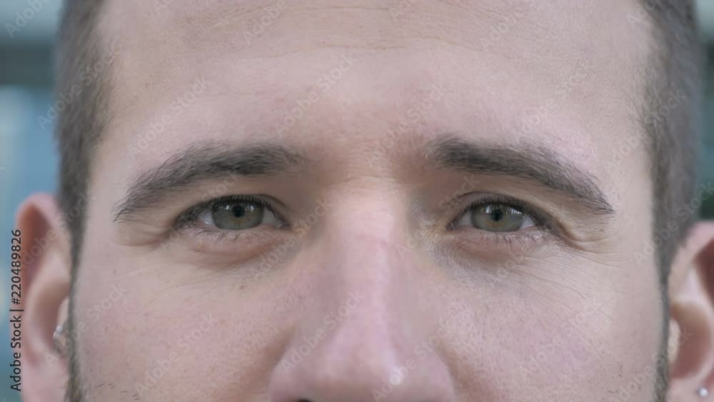 Blinking Eyes of Young Man Blinking Eyes of Young Man