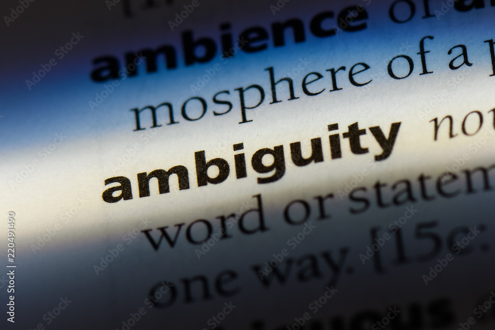 Obraz premium ambiguity