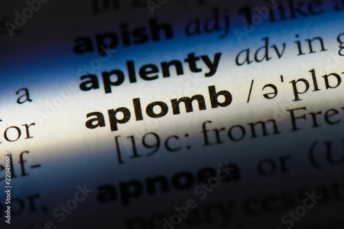 aplomb