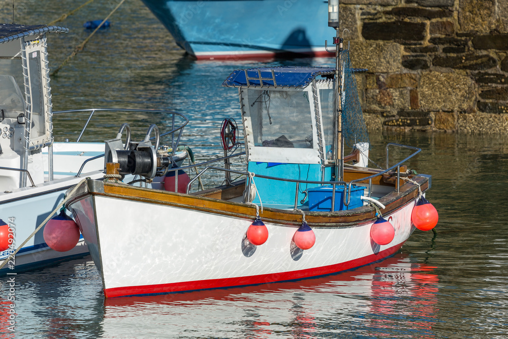 Newquay Harbour Fishing Boat -3